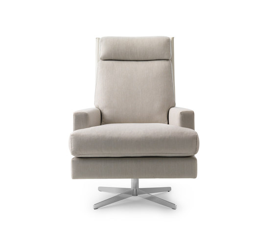 General Base Swivel Armchair | Sillones | MACAZZ LIVING INTERIORS