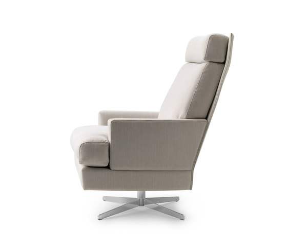 General Base Swivel Armchair | Sillones | MACAZZ LIVING INTERIORS