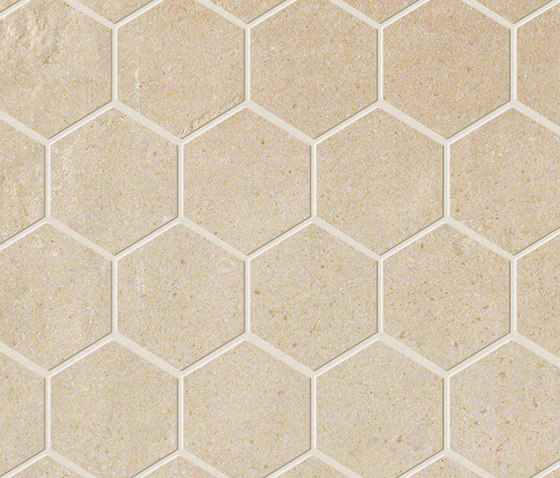 Terra Siena Esagono Mosaico | Ceramic mosaics | Fap Ceramiche