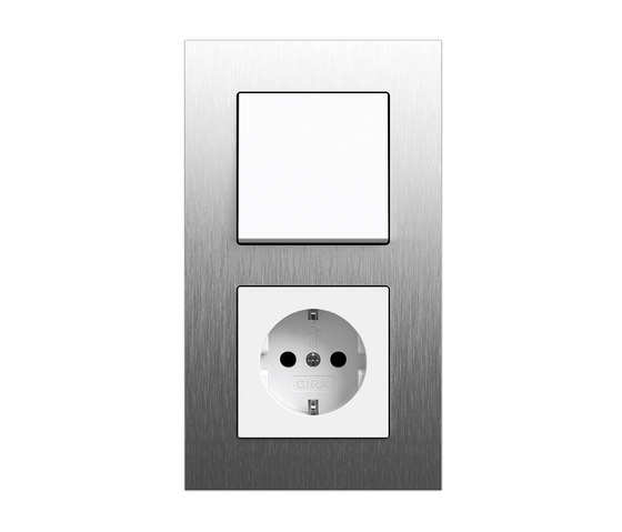 Esprit stainless steel | Switch range | Interrupteurs à bouton poussoir | Gira