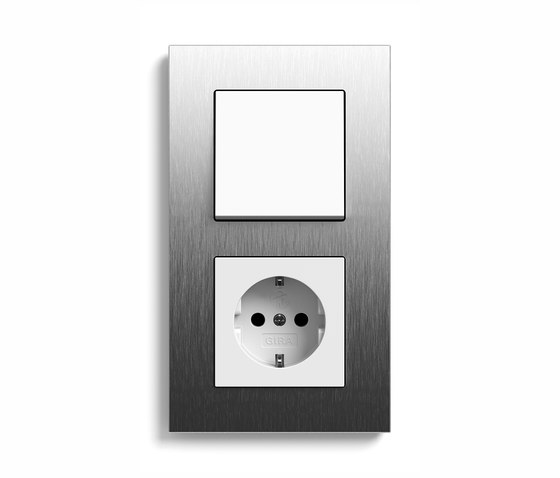 Esprit stainless steel | Switch range | Interruptores pulsadores | Gira