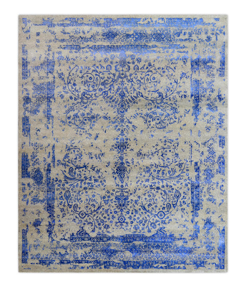 Kashmir Blazed dark blue 4739 | Tappeti / Tappeti design | THIBAULT VAN RENNE