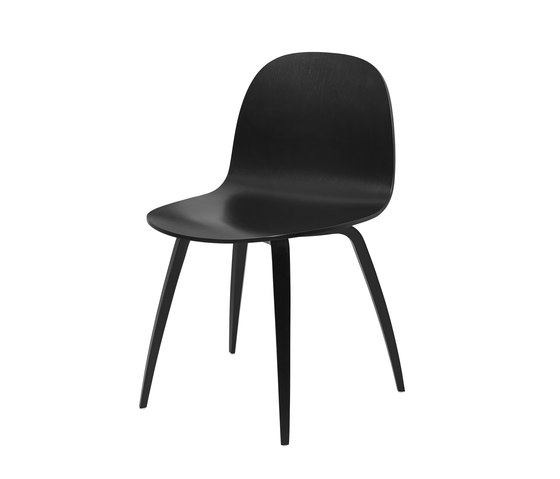 Gubi 2D Chair – Wood Base | Sillas | GUBI