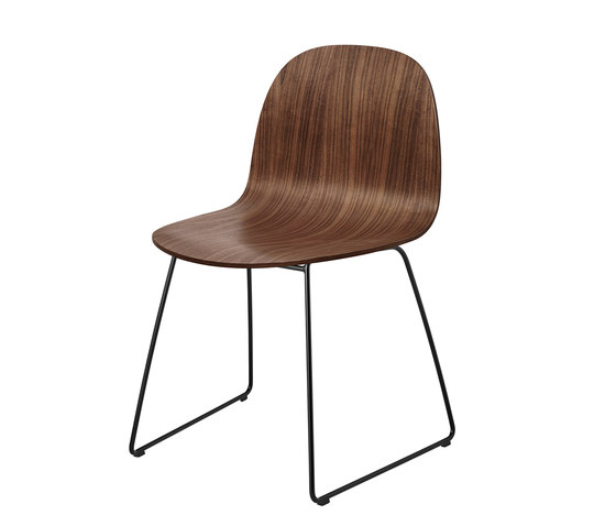 Gubi 2D Chair – Sledge Base | Stühle | GUBI