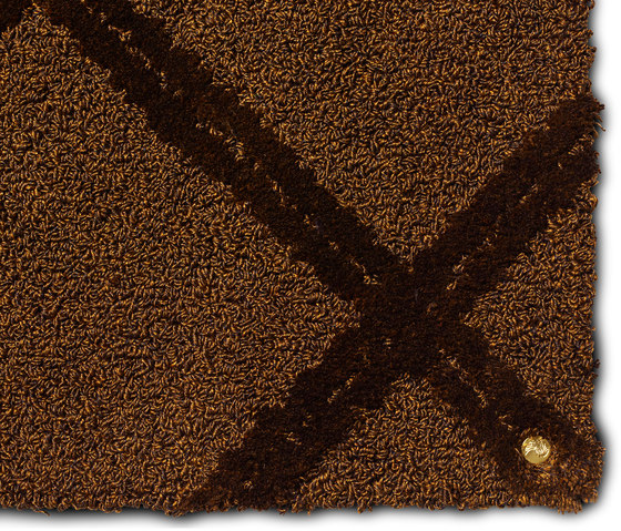 Intarsia | Amber brown | Außenteppiche | Triton