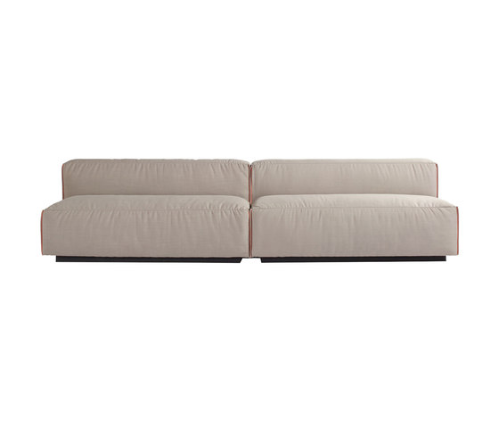 Cleon Two Armless Sofa Ottoman | Sofas | Blu Dot