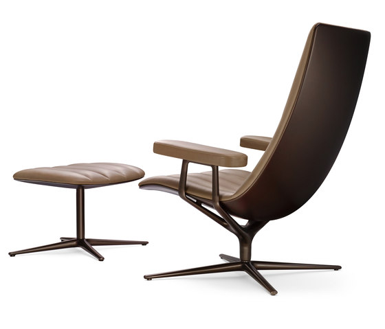 Healey Lounge with footstool | Poltrone | Walter Knoll