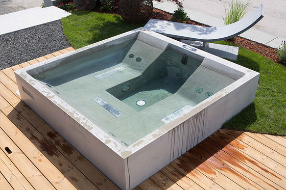 Concrete in Bath | Design Examples | Outdoor whirlpools | Dade Design AG concrete works Beton
