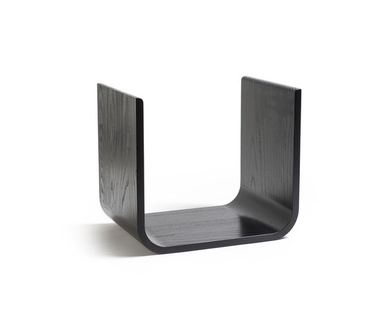 U-Form Tisch | Hocker Esche schwarz | Beistelltische | lebenszubehoer by stef’s