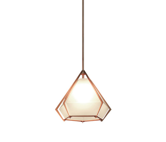 HARLOW Small Pendant - Copper | Suspended lights | Gabriel Scott
