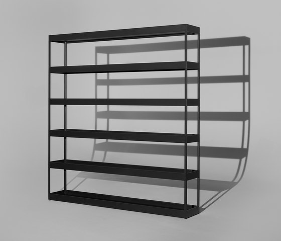 New Order Home Vertical Open Shelf with Trays | Regale | HAY
