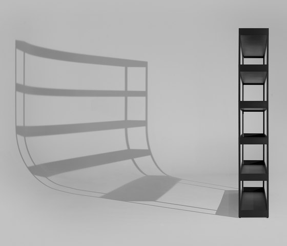 New Order Home Vertical Open Shelf with Trays | Estantería | HAY