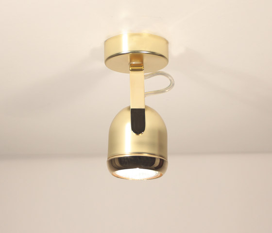 Boogie mini W1 gold Ceiling lamp | Lampade plafoniere | Luz Difusión