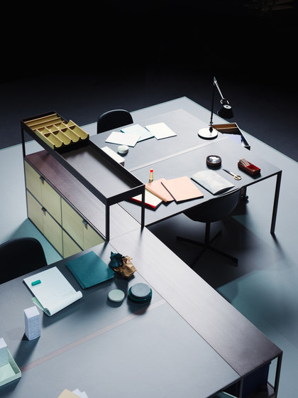 New Order Workspace Multi-Desks Island | Schreibtische | HAY