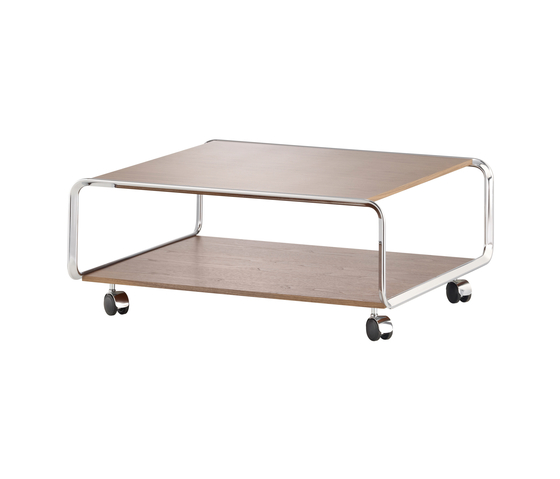 K1AR Oblique coffee table on rolls | Tables basses | TECTA