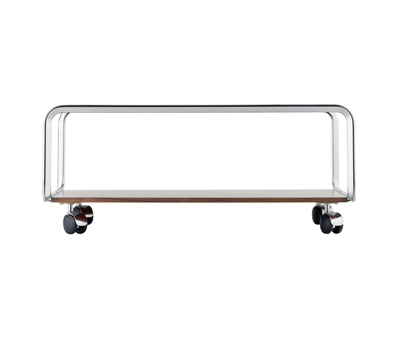 K1AR Oblique coffee table on rolls | Tavolini bassi | TECTA