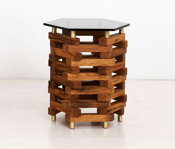 Split Rails Side Table | Tavolini alti | Uhuru Design