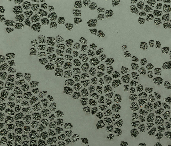 GCFlow Mosaic Ellipse green cement - green aggregate | Béton apparent | Graphic Concrete