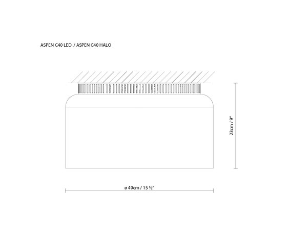 Aspen C40 | Lampade plafoniere | B.LUX