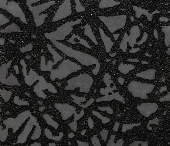 GCTexture Stars nega black cement - black aggregate | Béton apparent | Graphic Concrete