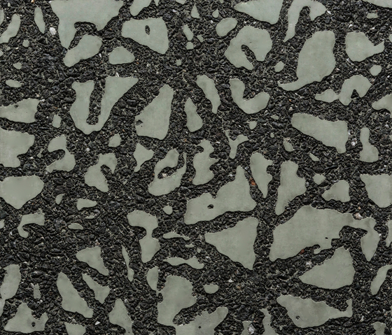 GCTexture Stars nega green cement - black aggregate | Béton apparent | Graphic Concrete