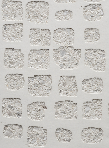 GCTexture Turtle nega white cement - white aggregate | Béton apparent | Graphic Concrete