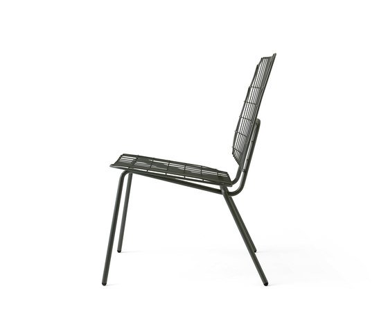WM String Lounge Chair | Dusty Green | Armchairs | Audo Copenhagen