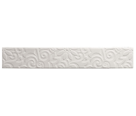 Ornamenti Flow White | Piastrelle ceramica | Valmori Ceramica Design