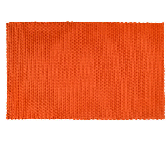 Basketweave rug | orange | Tapis / Tapis de designers | Hem