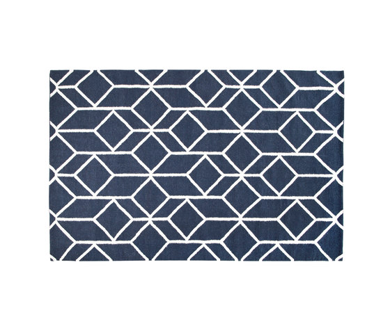 Geo Outline rug | blue | Tappeti / Tappeti design | Hem