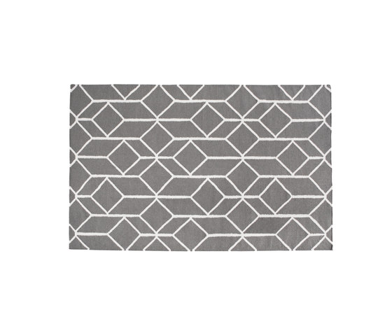 Geo Outline rug | grey | Formatteppiche | Hem