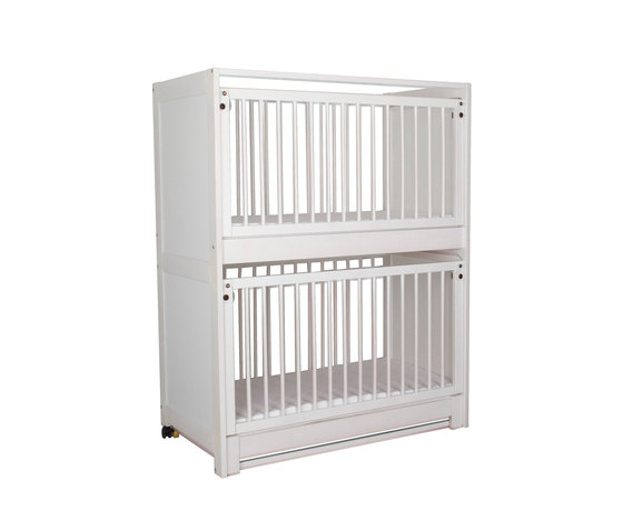 Baby Bunk Bed white   DBF-162-10 | Camas de niños / Literas | De Breuyn