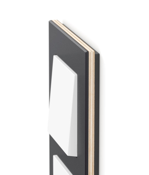 Esprit linoleum-plywood | Switch range | interuttori pulsante | Gira