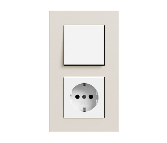 Esprit linoleum-plywood | Switch range | interuttori pulsante | Gira