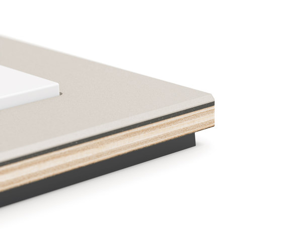 Esprit linoleum-plywood | Switch range | Interruptores pulsadores | Gira
