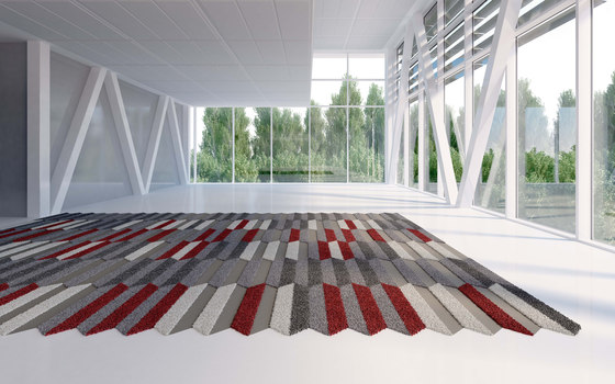 TEXtiles | Stripe | Carpet tiles | Vorwerk
