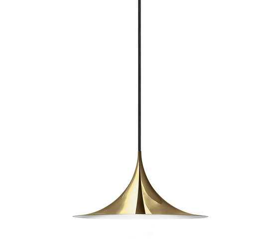 Semi Pendant S | Brass | Suspended lights | GUBI