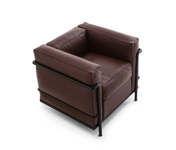 LC2 armchair organic leather | Sillones | Cassina