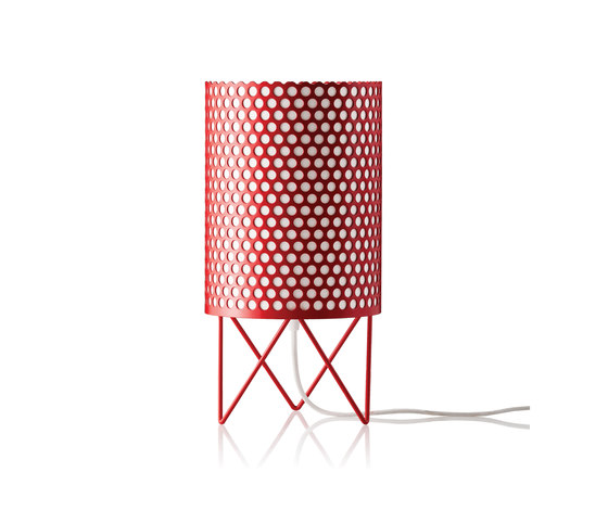 Pedrera ABC Table lamp | Red | Lampade tavolo | GUBI