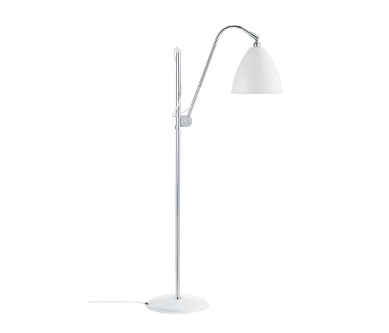 Bestlite BL3 M Floor lamp | Matt White/Chrome | Lámparas de pie | GUBI