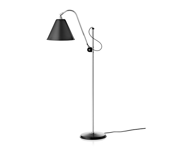 Bestlite BL3 Floor lamp Original Shade | Black/Chrome | Lámparas de pie | GUBI