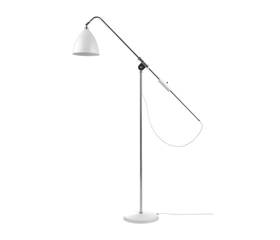 Bestlite BL4 Floor lamp | Matt White/Chrome | Luminaires sur pied | GUBI