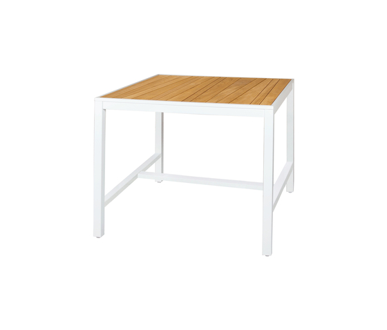 Allux counter table 43"x43" (abstract slats) | Standing tables | Mamagreen