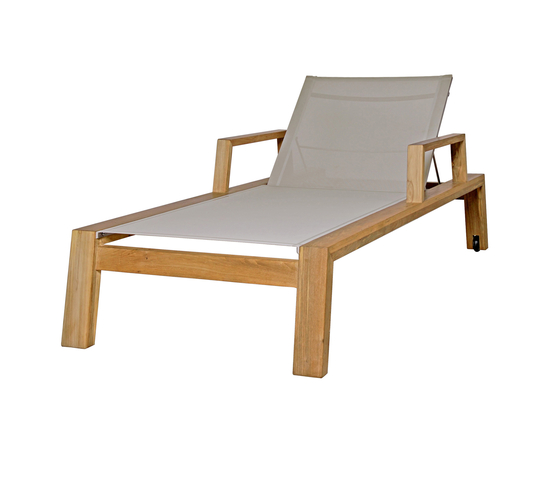 Avalon lounger with armrest | Lettini giardino | Mamagreen