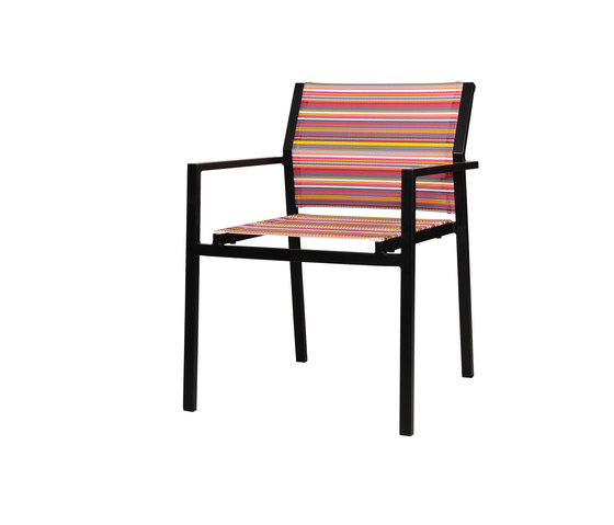 Stripe dining stackable armchair | Sillas | Mamagreen