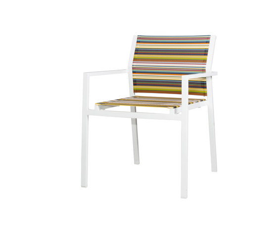 Stripe dining stackable armchair | Stühle | Mamagreen