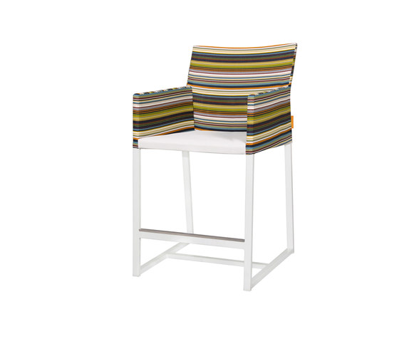 Stripe counter armchair | Taburetes de bar | Mamagreen