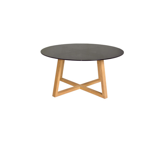 Twizt dining table Ø 150 cm (smoked glass) | Tables de repas | Mamagreen