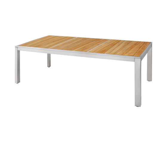Zix dining table 220x100 cm (abstract slats) | Dining tables | Mamagreen