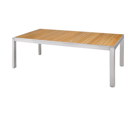 Zix dining table 220x100 cm (straight slats) | Dining tables | Mamagreen